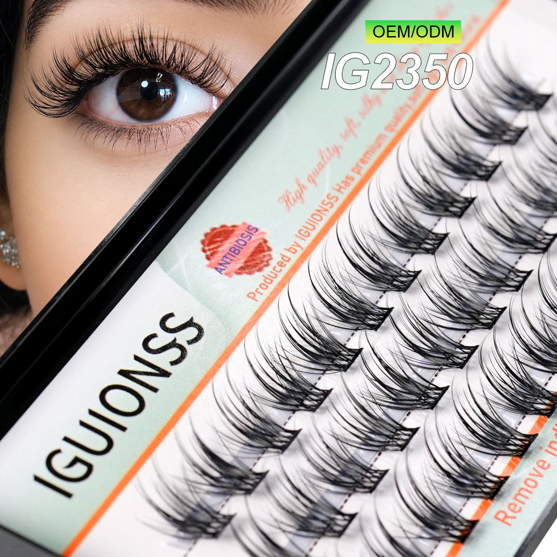 Eyelash Extension Human Hair - IGUIONSS OEM ODM Extensão de cílios