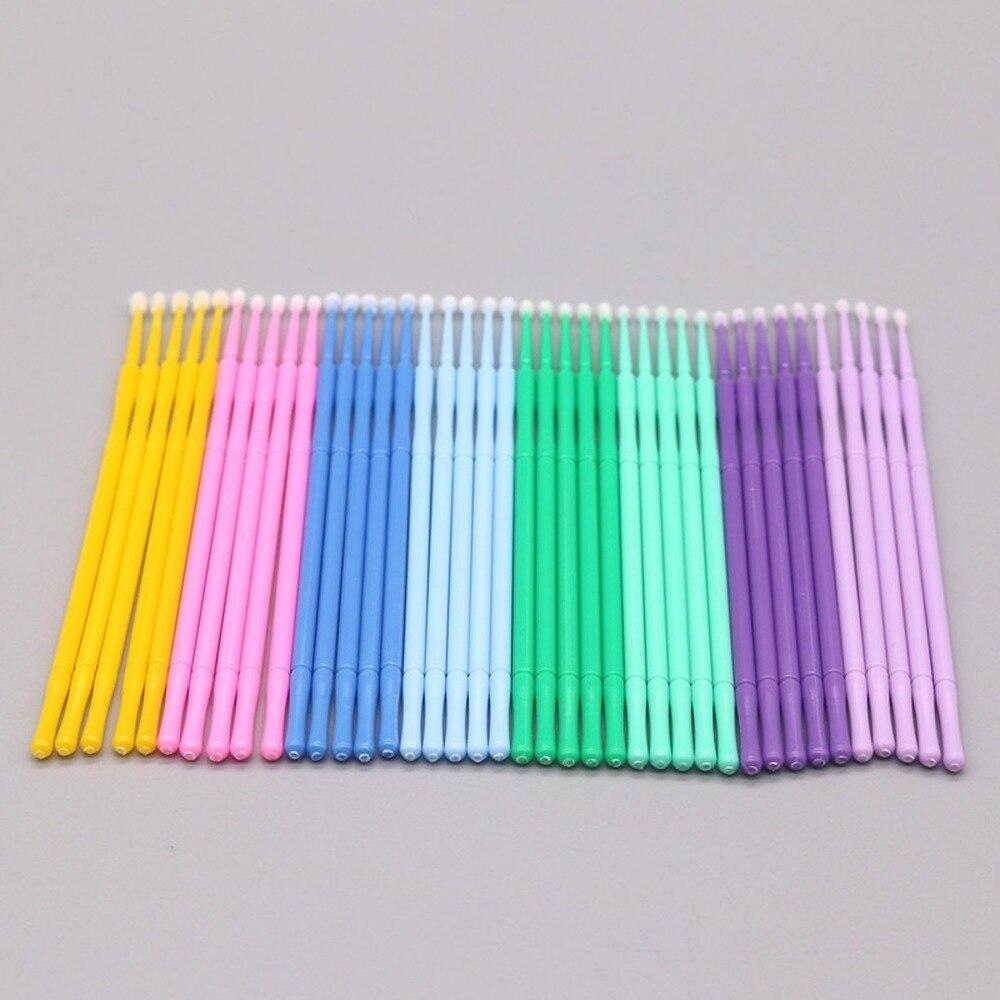 Eyelash Extension Vendor - 100pcs/lote Micro Escovas para Maquiagem, Escovas