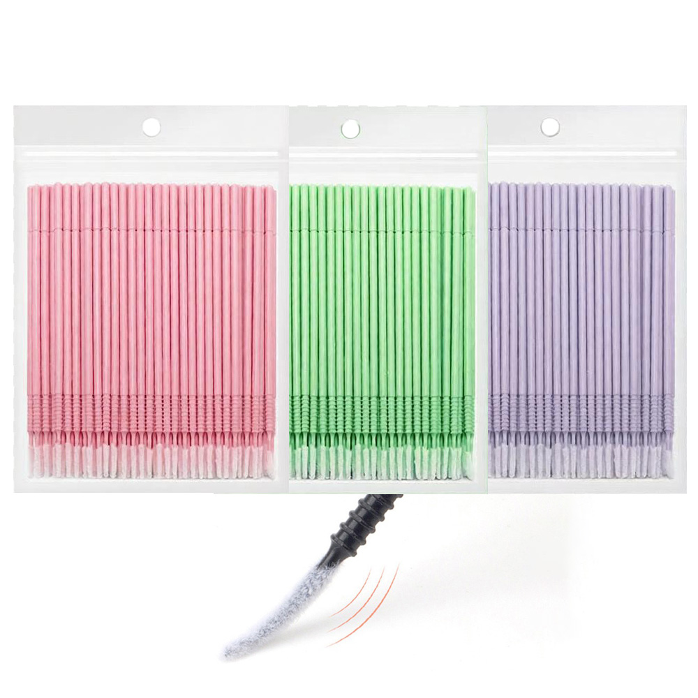 Eyelash Extension Vendor - 500 Unidades de Aplicadores de Limpeza