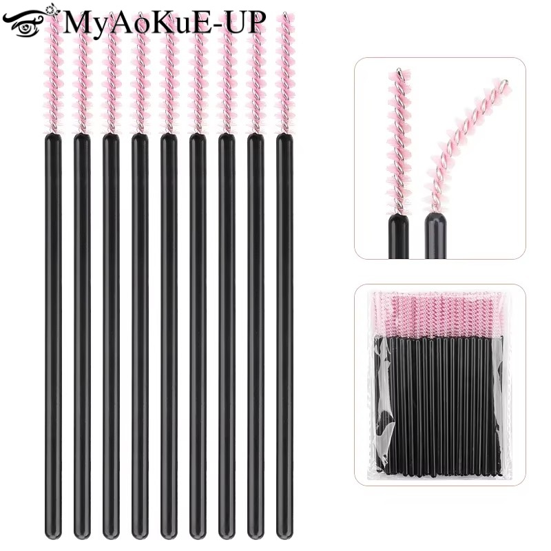 Eyelash Extension Vendor - 50 pçs descartável escova de maquiagem