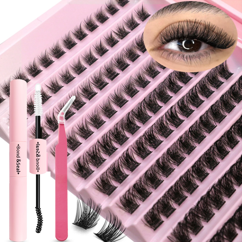 Eyelash Extension Human Hair - Kit de extensão de cílios diy,