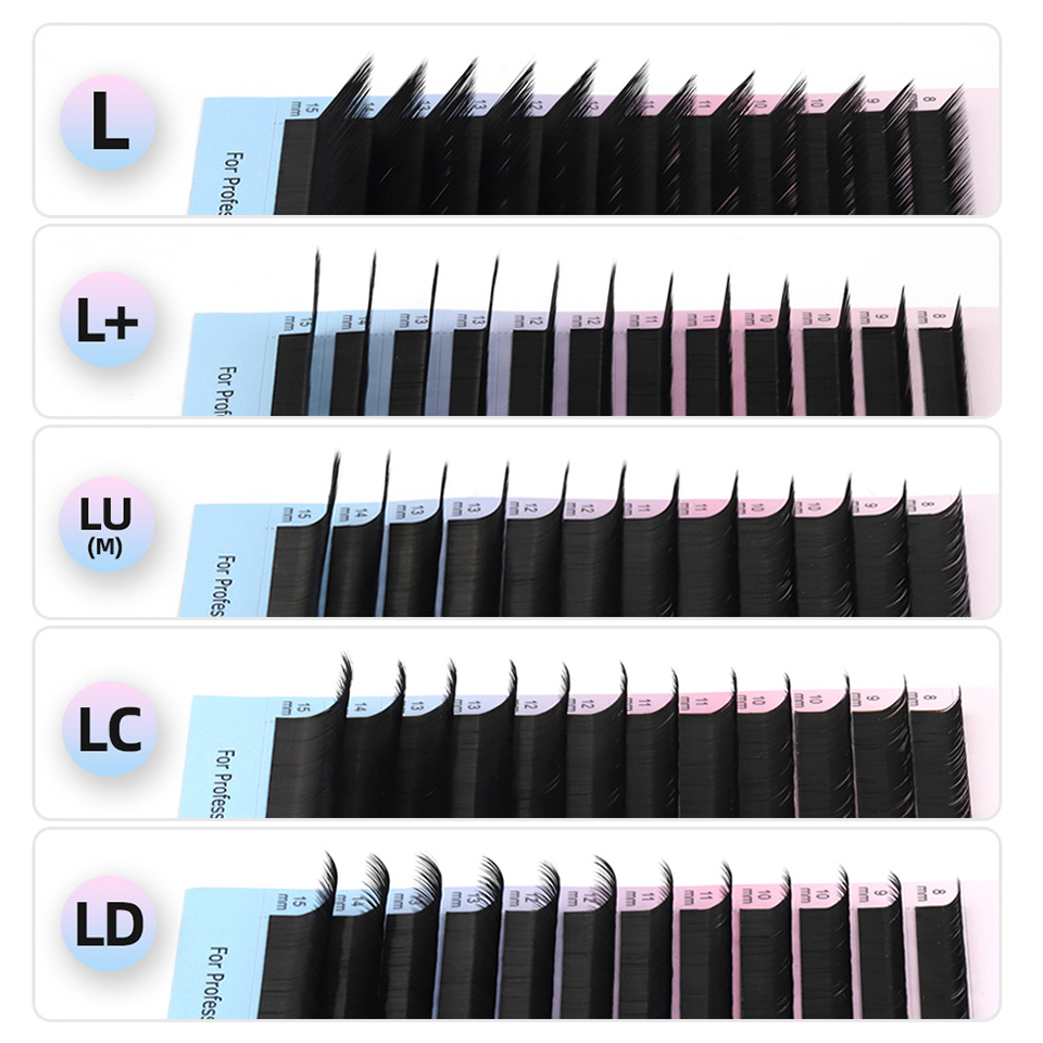 Eyelash Extension Human Hair - Rujade l l l + lc
