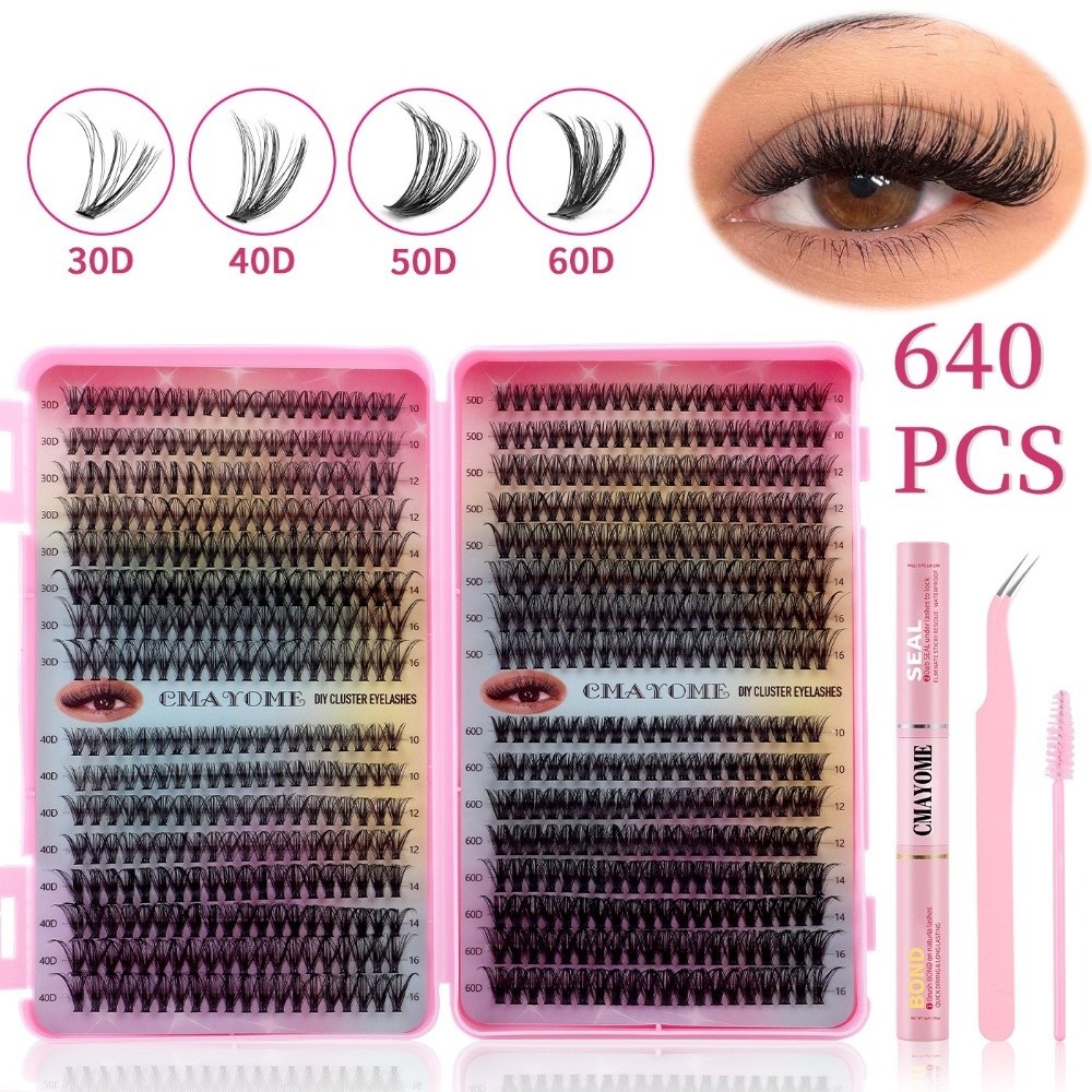 Eyelash Extension Volume Lashes - Kit de Extensão de Cílios Postiços