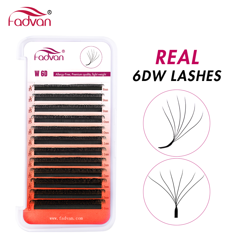 Fadvan real 6d w cílios 0.07 w - Eyelash Extension Human Hair avaliação e preço