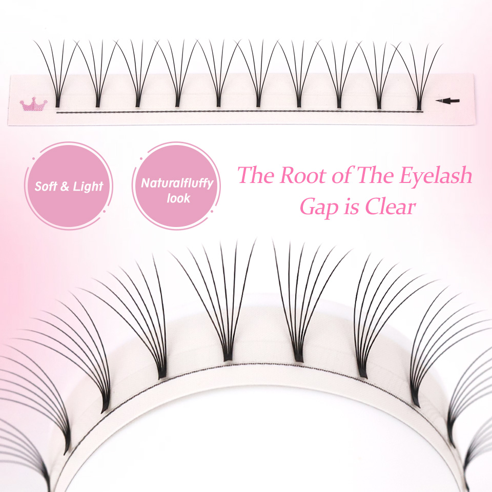Wuud macio natural pré-fabrica - Eyelash Extension Human Hair avaliação e preço