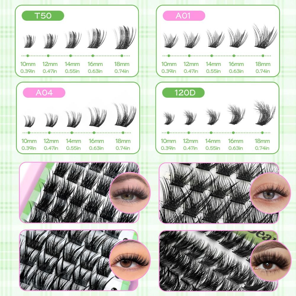 Cílios Postiços com Aparência  - Eyelash Extension Kits avaliação e preço