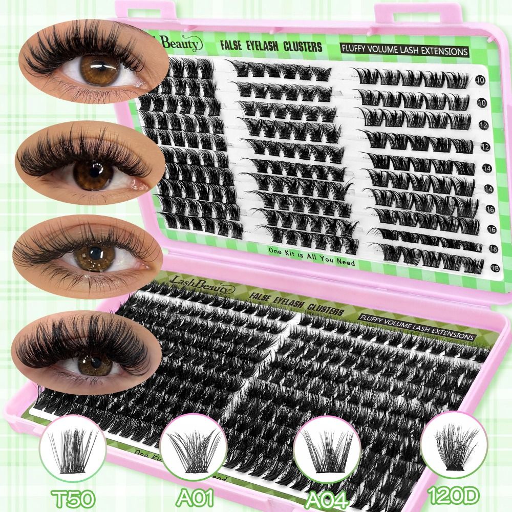 Cílios Postiços com Aparência  - Eyelash Extension Kits avaliação e preço