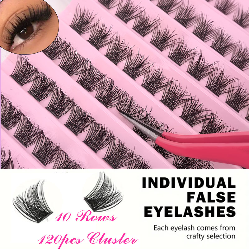 Kit de extensão de cílios diy, - Eyelash Extension Human Hair avaliação e preço