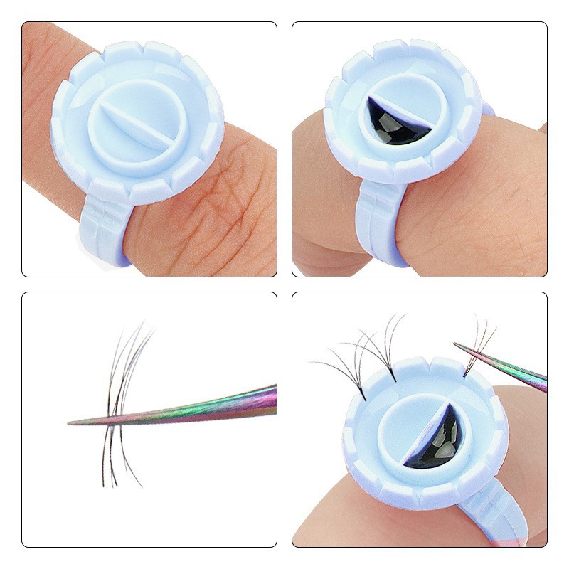 100 pçs suporte de anel de col - Eyelash Extension Volume Lashes avaliação e preço