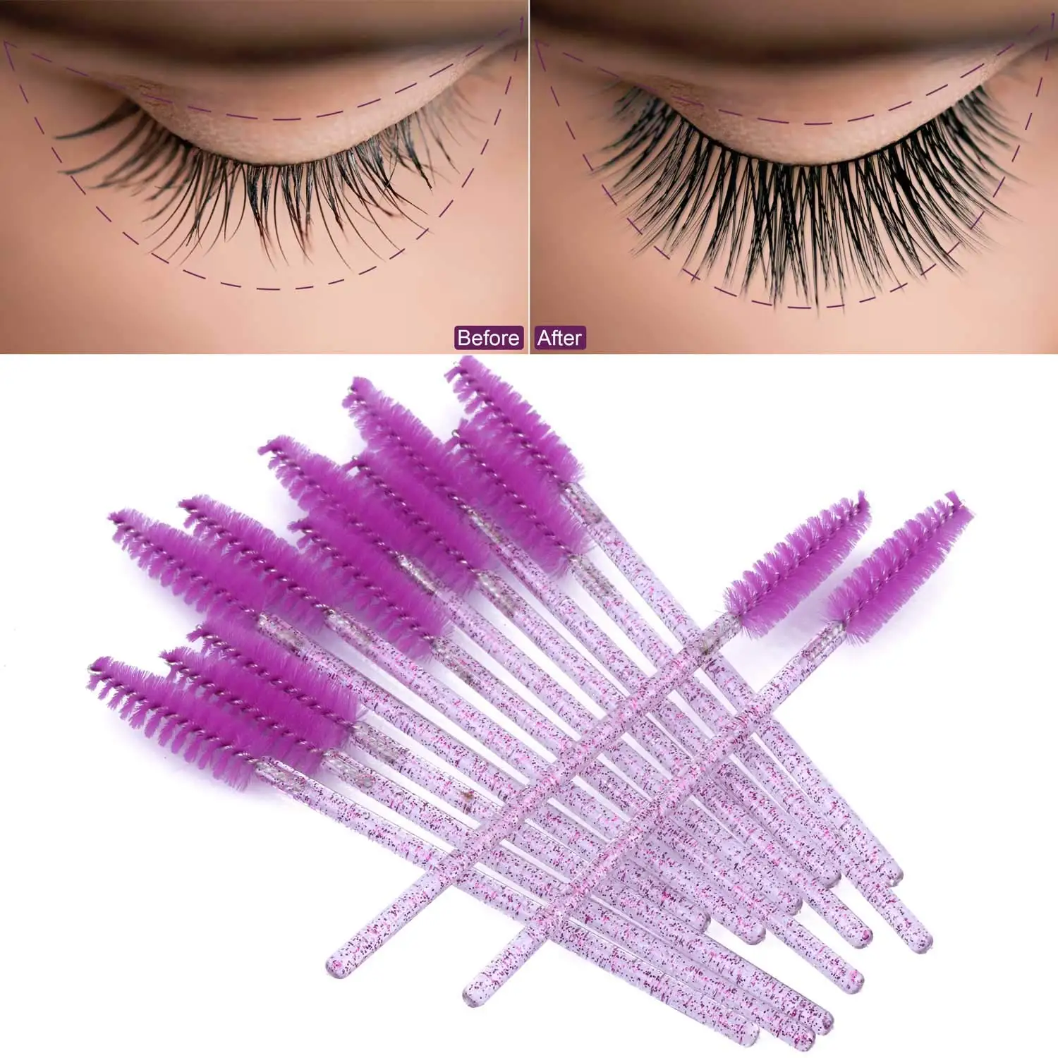 100/1000 /2000 pçs varinhas de - Eyelash Extension Wholesale avaliação e preço