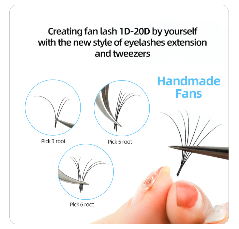 AGUUD-Extensões Individuais de - Eyelash Extension Human Hair avaliação e preço