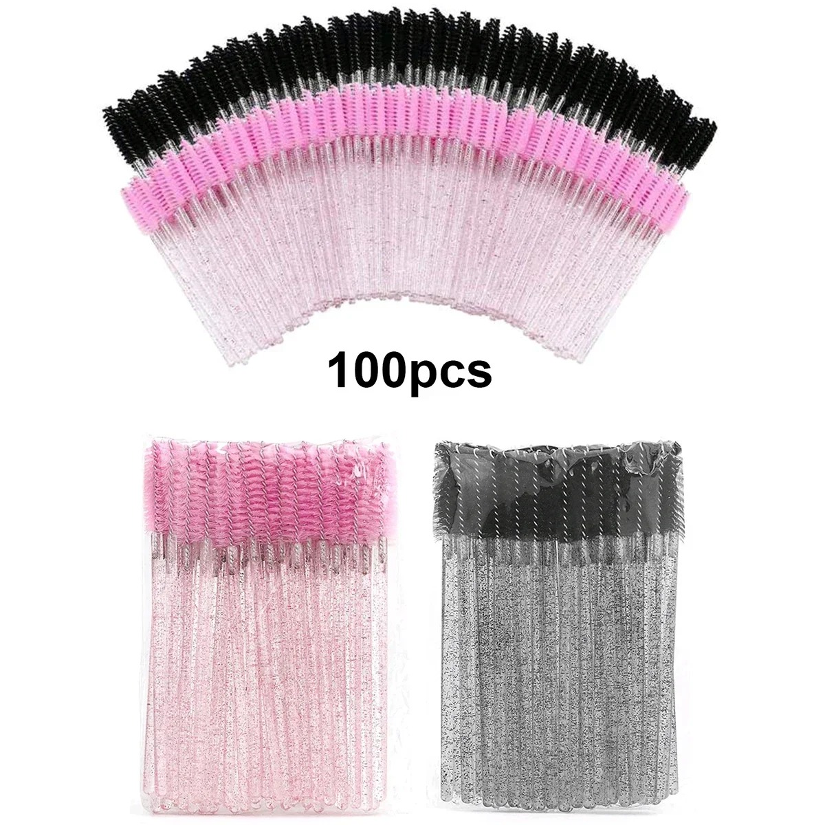100 pçs escovas de cílios desc - Eyelash Extension Wholesale avaliação e preço