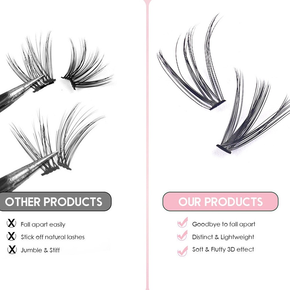 Cílios Postiços de 8-16mm de C - Eyelash Extension Kits avaliação e preço