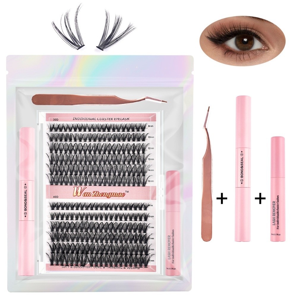 Cílios Postiços de 8-16mm de C - Eyelash Extension Kits avaliação e preço